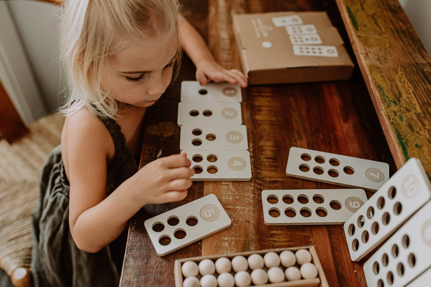 Montessori skaitīšanas spēle