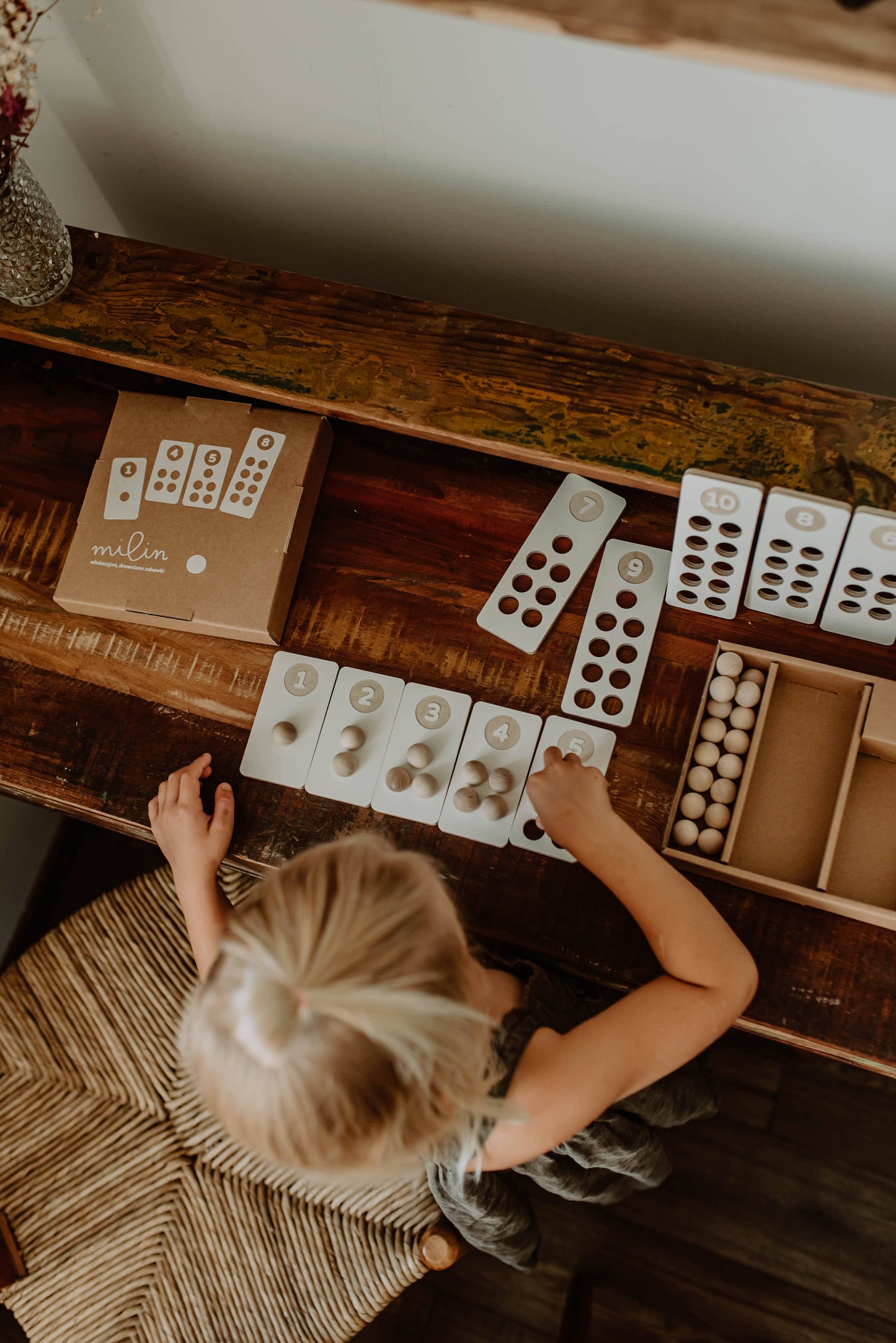 Montessori skaitīšanas spēle