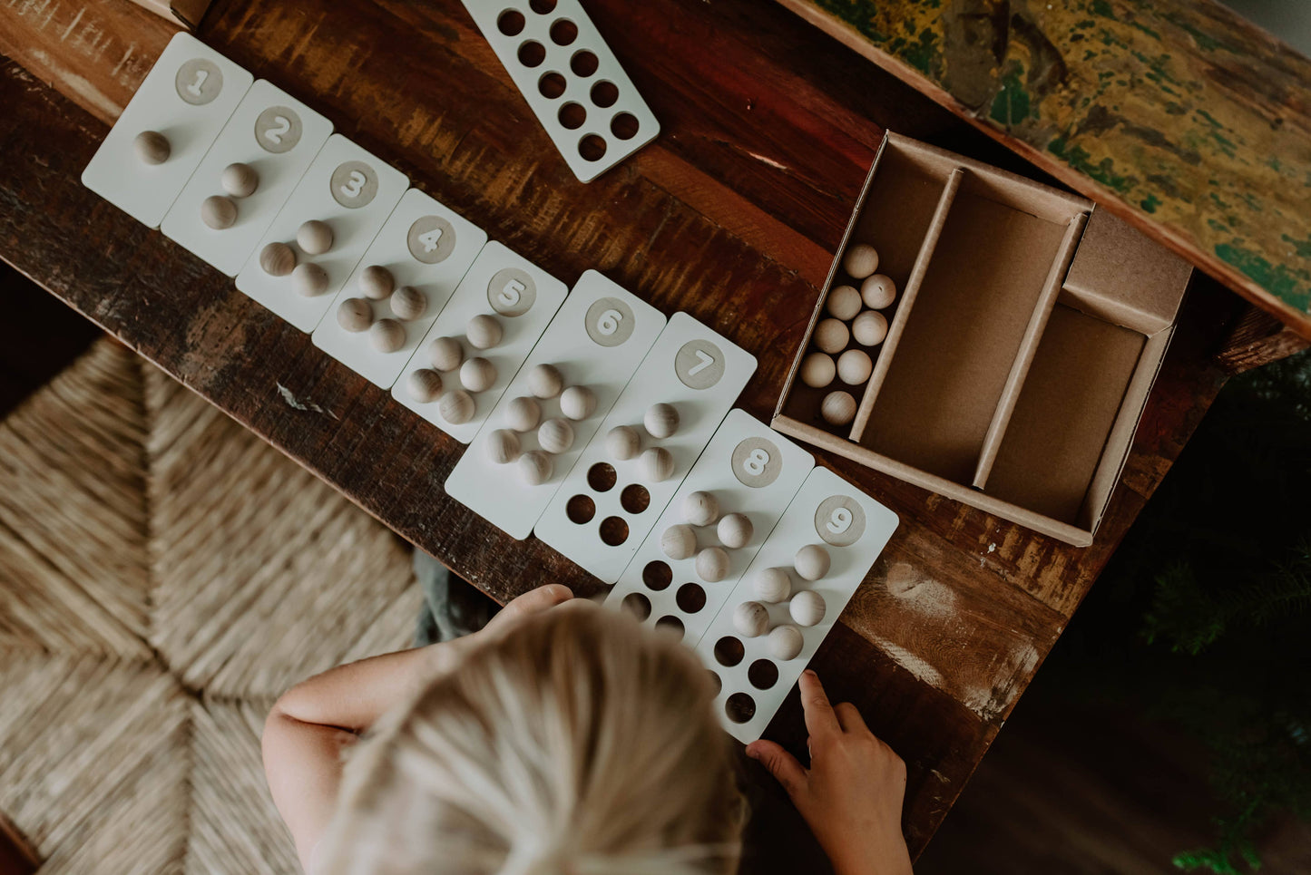 Montessori skaitīšanas spēle