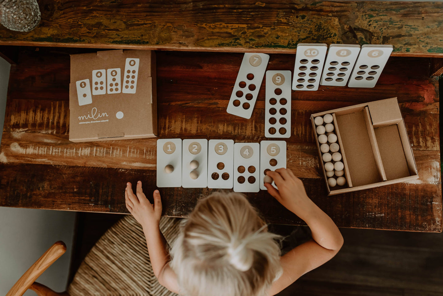 Montessori skaitīšanas spēle