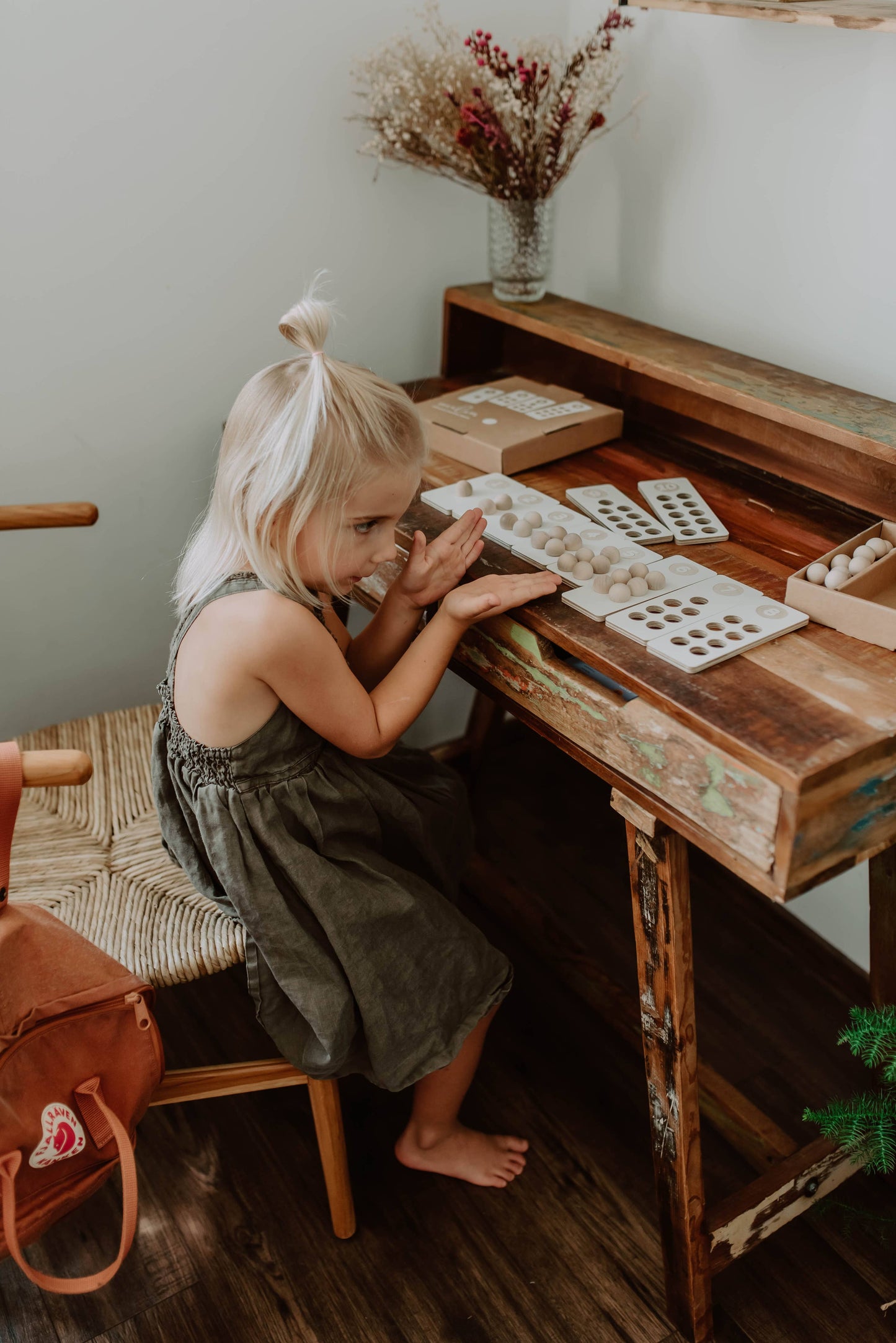 Montessori skaitīšanas spēle