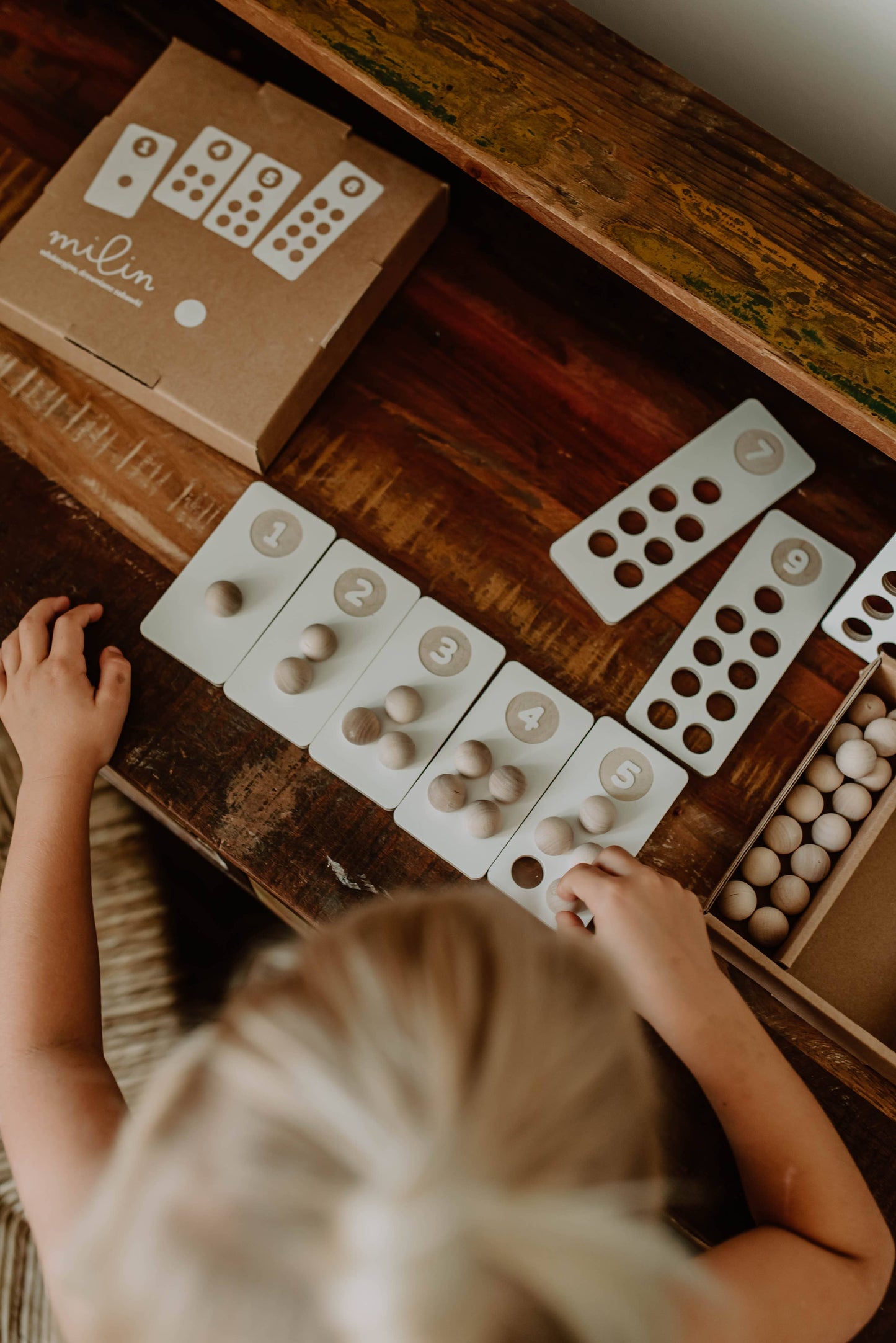 Montessori skaitīšanas spēle