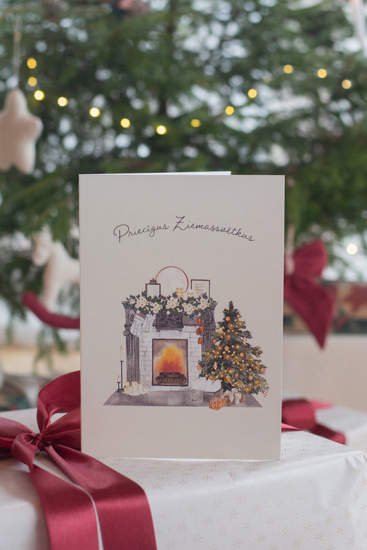 Kartīte Priecīgus Ziemassvētkus