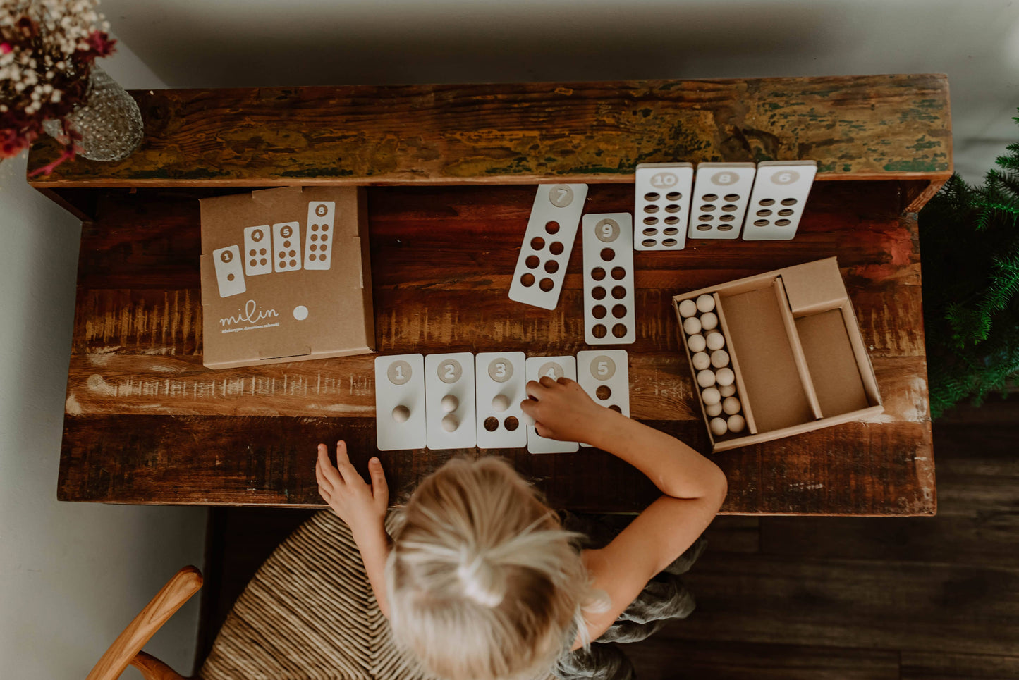 Montessori skaitīšanas spēle